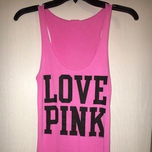 Love pink tank